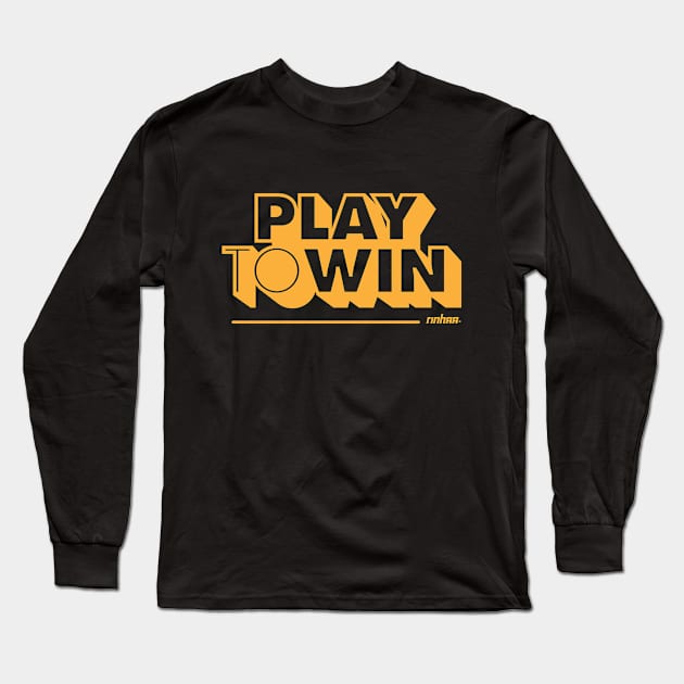 Play To Win Long Sleeve T-Shirt by rinhaa studio